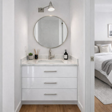 Euro Luminous Glossy White Gallery | Bathroom Projects