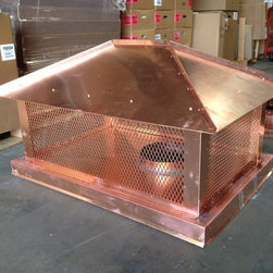 Copper Chimney Caps, Shrouds and Pots - Products