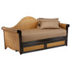 Night and Day Rosebud Daybed in Dark Chocolate, Add Daybed Drawers (Set of 2)