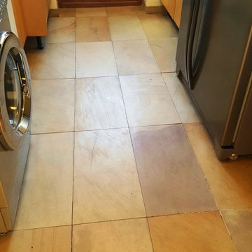 Dull and Dirty Sandstone Tiles Revitalised in Sleaford