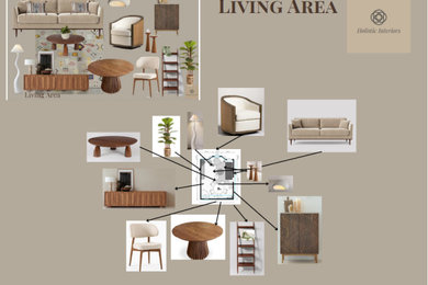 Inspiration for an eclectic living room in Buckinghamshire.