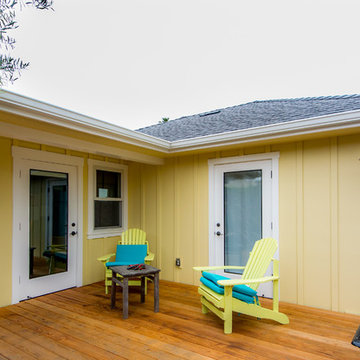 Back Patio Deck of Second Dwelling Beach Cottage