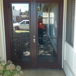 Glass Storm Doors w/Built-In Screens - Screen Doors