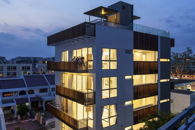 Example of a trendy home design design in Singapore
