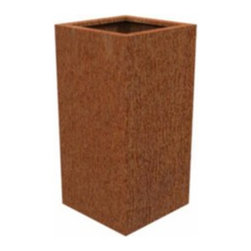 Corten Steel High Cube - Outdoor Plant Pots & Planters