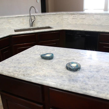 Kitchen - Iceberg Blue Quartzite Countertops