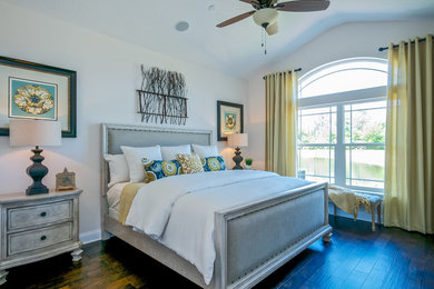 Bedroom - transitional bedroom idea in Jacksonville