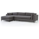 Four Hands - Grammercy 2 Pc Sectional Laf Chaise-Benn - Flexible style with luxurious comfort. Clean, simple lines and a black iron base keep everything casual and chic.
