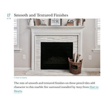 Tile or Stone Surround for the fireplace