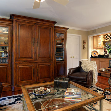 American Contemporary, Family Room, Inverness, IL