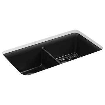 Kohler Cairn 33-1/2" X 18-5/16" X 9-1/2" Neoroc Kitchen Sink w/ Sink Rack