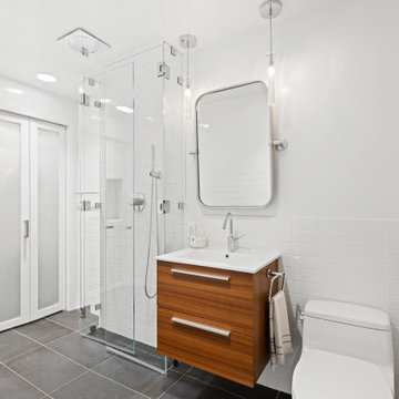Enhancing Home Comfort: A Stunning Fireplace and Bathroom Upgrade with Stylish C
