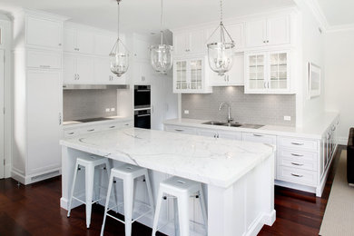 Contemporary kitchen in Perth.