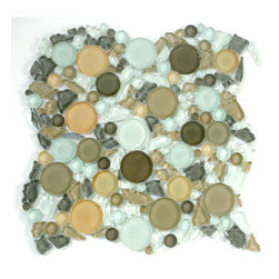 Lagoon glass tile by Mirage - Home Decor