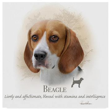 "Beagle" by Howard Robinson, Canvas Art