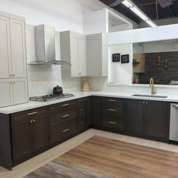 Frameless Style Kitchen cabinets-Modern Minimalist Desgin