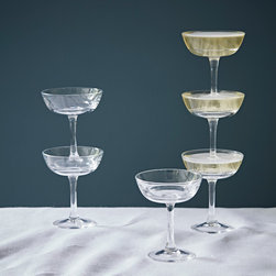 Champagne Coupe Stacking Set - Glasses