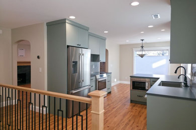 Example of an eclectic kitchen design in Salt Lake City