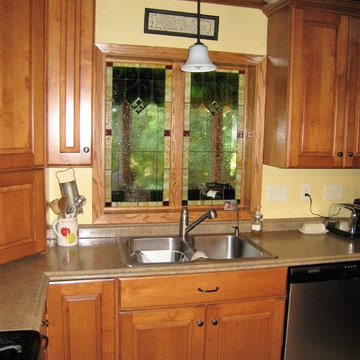 Stained Glass Art! Replaces the window to the Sunroom.