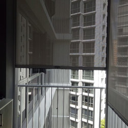 Track-guided Balcony Blinds - Curtains, Blinds & Shutters