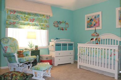 Island style kids' bedroom photo in Las Vegas