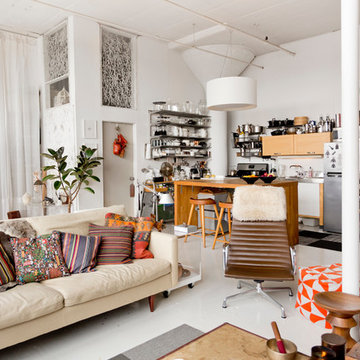 My Houzz: Walls of Art and Glass in a Brooklyn Loft