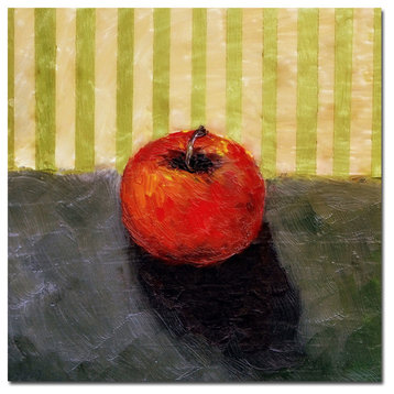 'Red Apple Still Life' Canvas Art by Michelle Calkins