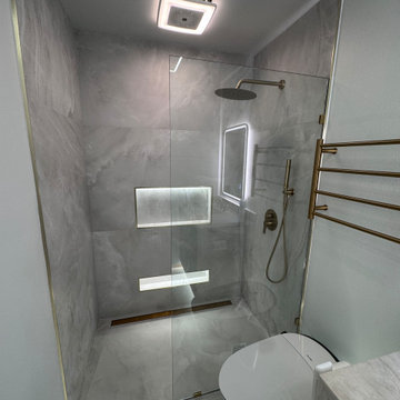 Guest Contemporary Modern Bathroom Remodeling in Cypress