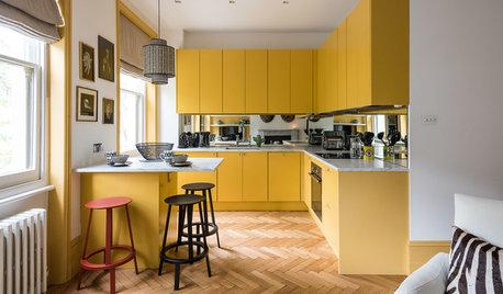 24 Brilliantly Bold Yellow Kitchens