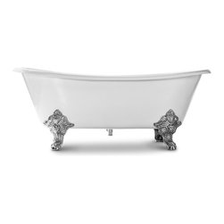 70" Katharine Cast Iron Clawfoot Bathtub - Bathtubs
