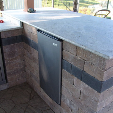 Built in Kitchen and Backyard Patio