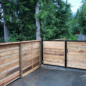 Squamish Custom semi private with aluminum custom gate