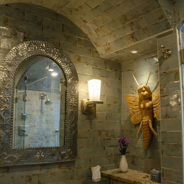 Beautiful Bath Update for Historic Tudor Steam Shower