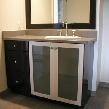 Mirror Wardrobe and Aluminium Cabinets