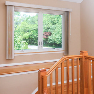 Casement Windows in Wonderful Stairway - Renewal by Andersen New Jersey & NYC