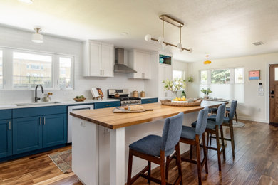 Example of a kitchen design in Austin