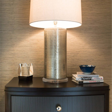 Contemporary Pasadena Condo Guest Bedroom Table