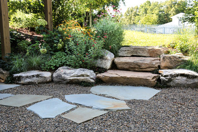This is an example of a farmhouse landscaping in DC Metro.