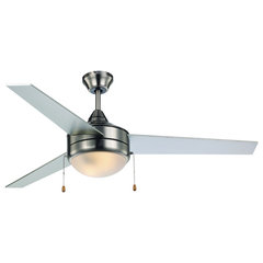 62 Spyra Fan in Brushed Nickel