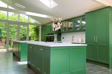 Photo of a contemporary kitchen in Oxfordshire.