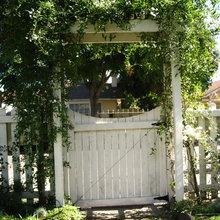 White Painted Gates