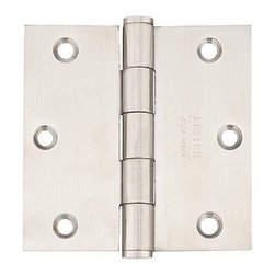 Emtek 3 1/2" x 3 1/2" with Square Corners Heavy Duty Door Hinge - Stainless Stee - Hinges