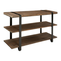 Alaterre Furniture - Alaterre Furniture Modesto 48" Reclaimed Wood Media/Console Table - Entertainment Centers And Tv Stands