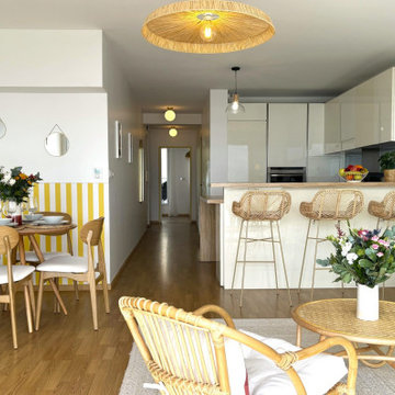 Décoration d'un appartement de 70 m2 - Plage