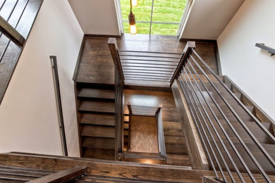 Staircase - modern staircase idea in Denver