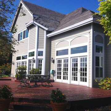 James Hardie Fiber Cement Siding & Anderson Doors in Pleasanton, CA