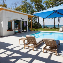 Lake Michigan Pool and Pool House