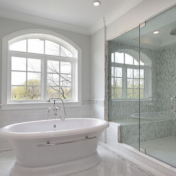 Transitional Spa Bath