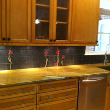 trying on kitchen colors and styles
