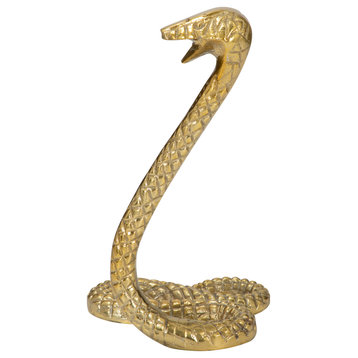 Metal 10" Snake, Gold